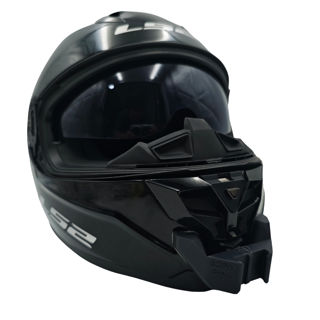 LS2 CHALLENGER 2 CARBON Kask uyumlu chinmount aksiyon kamera çene bağlantı aparatı seti 