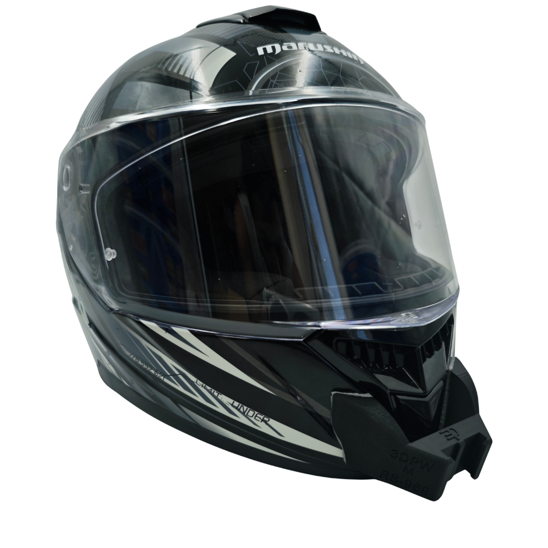 Marushin M-969 Kask uyumlu chinmount aksiyon kamera çene bağlantı aparatı seti